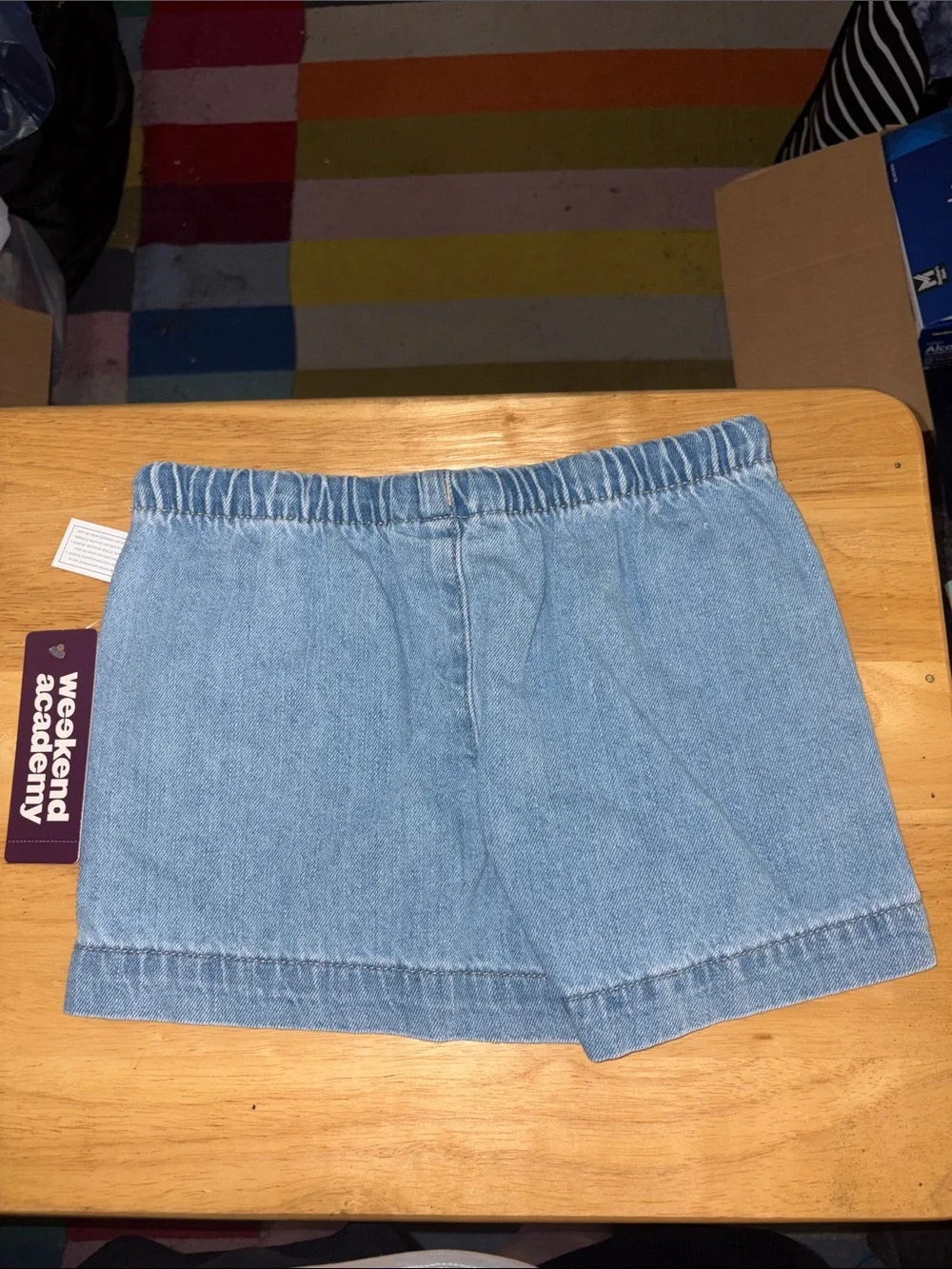 🎉4 for $20 NWT Weekend Academy Girls Pull-On Jean Shorts